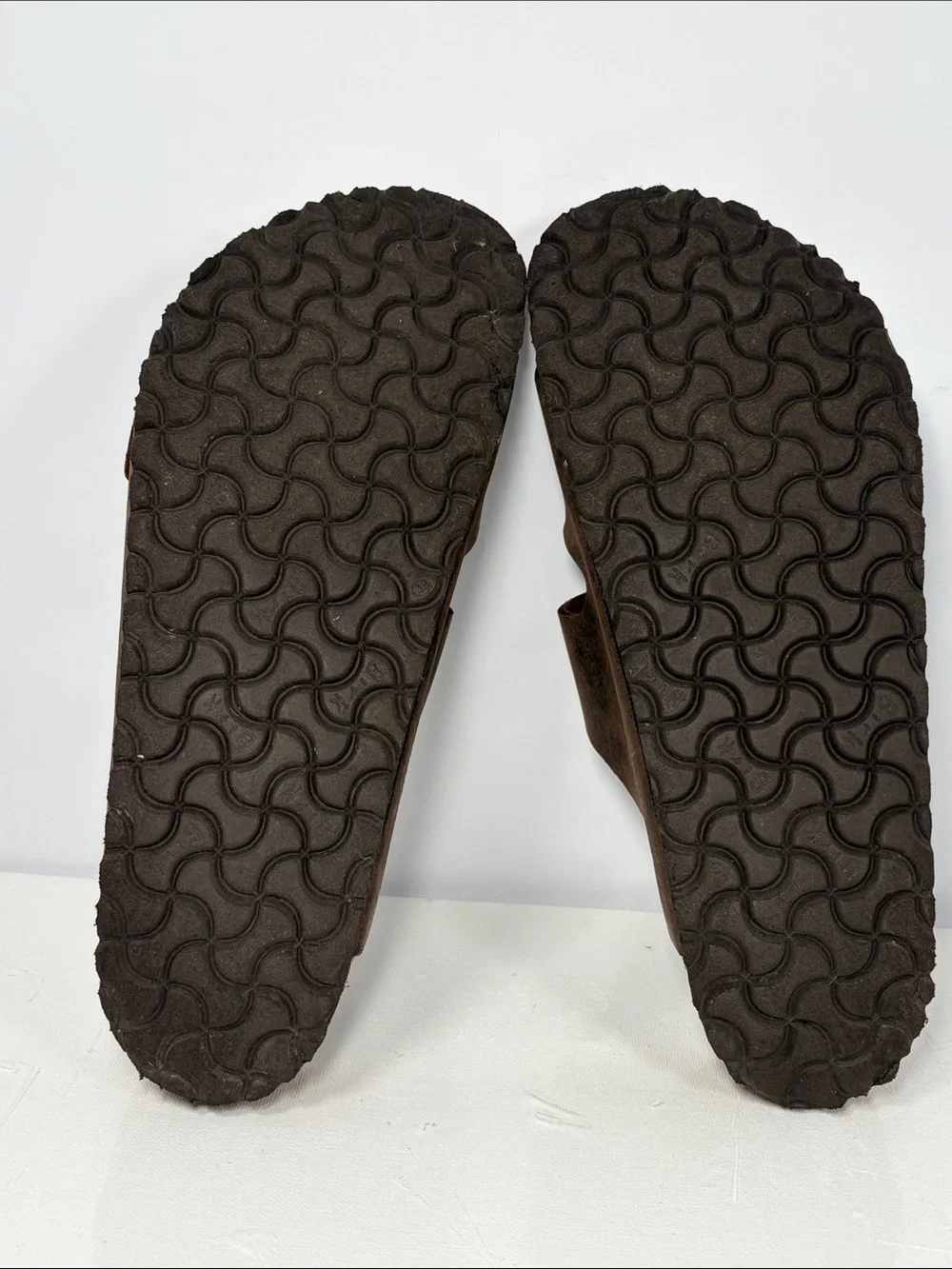 Birkenstock Arizona Sandals EU 46 US 13 Brown Leather Regular Wide Germany